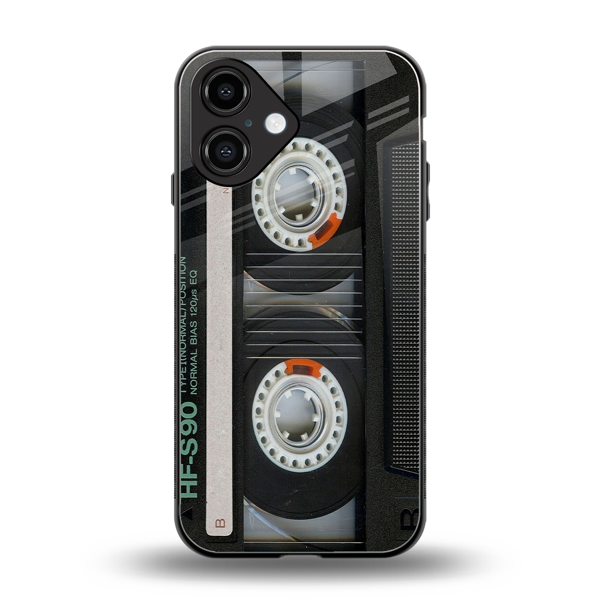 Cassette Tape Phone Case for Iphone 16 | Glass Case