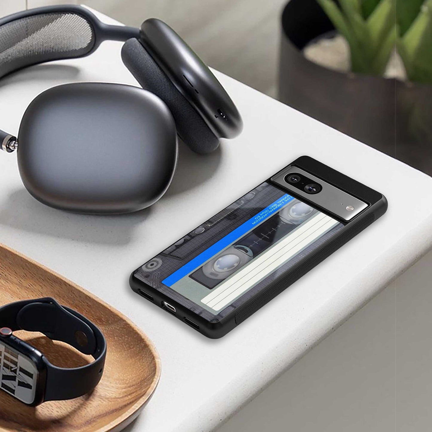 Cassette Retro Phone Case for Iphone 16 | Glass Case
