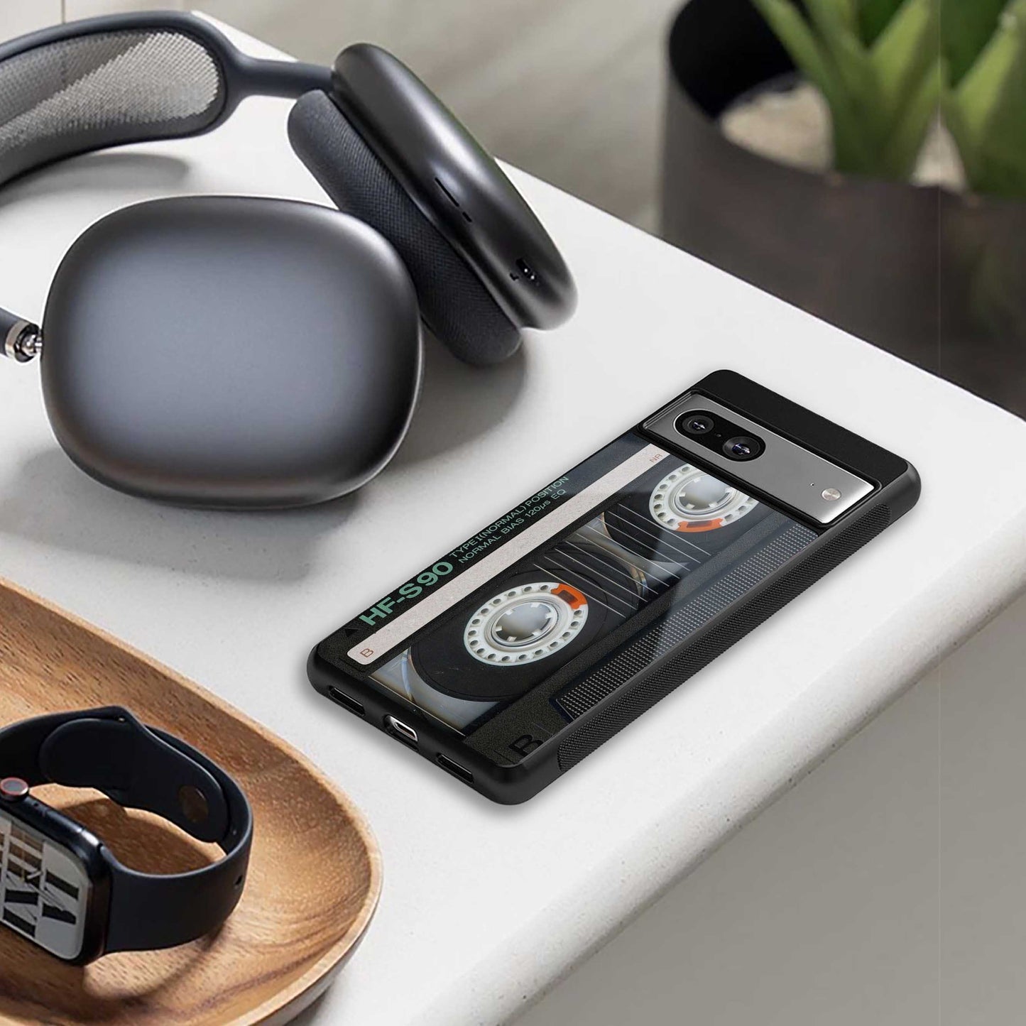 Cassette Tape Phone Case for Iphone 16 | Glass Case