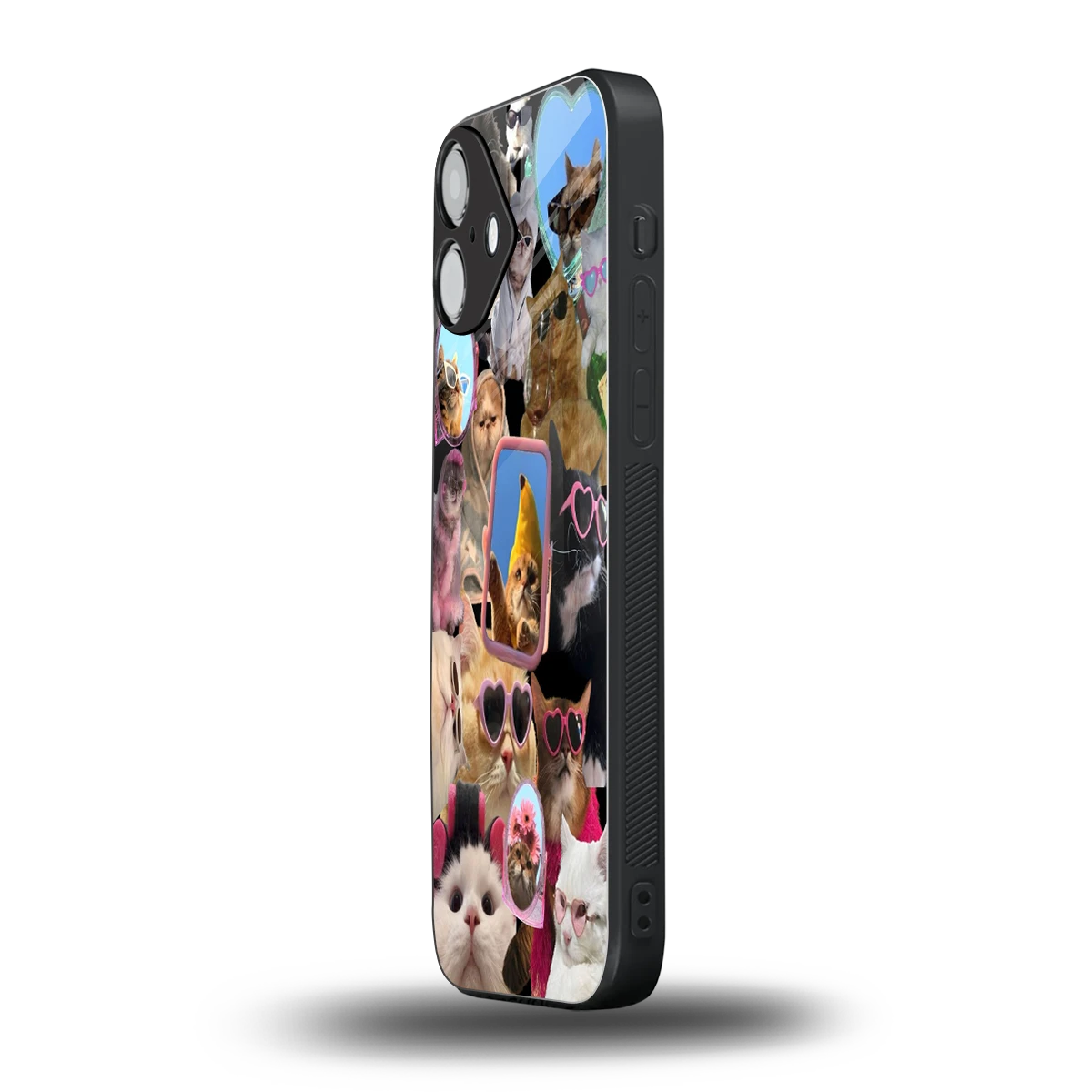 Catastic Montage iphone 16 plus mobile cover | shockproof glass phone case