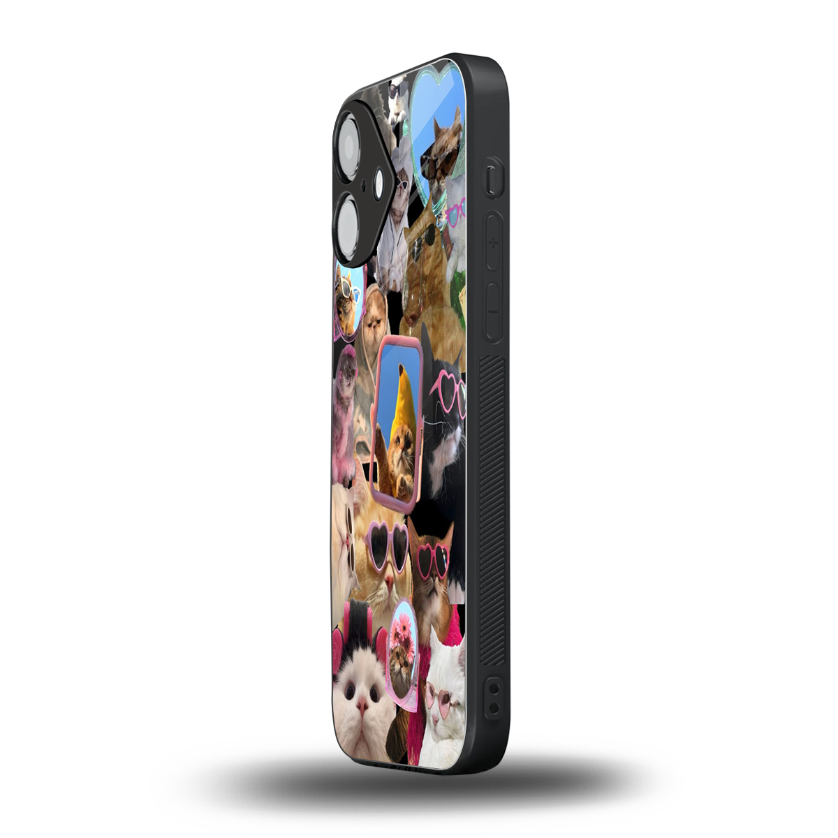 Catastic Montage Phone Case for Iphone 16 | Glass Case