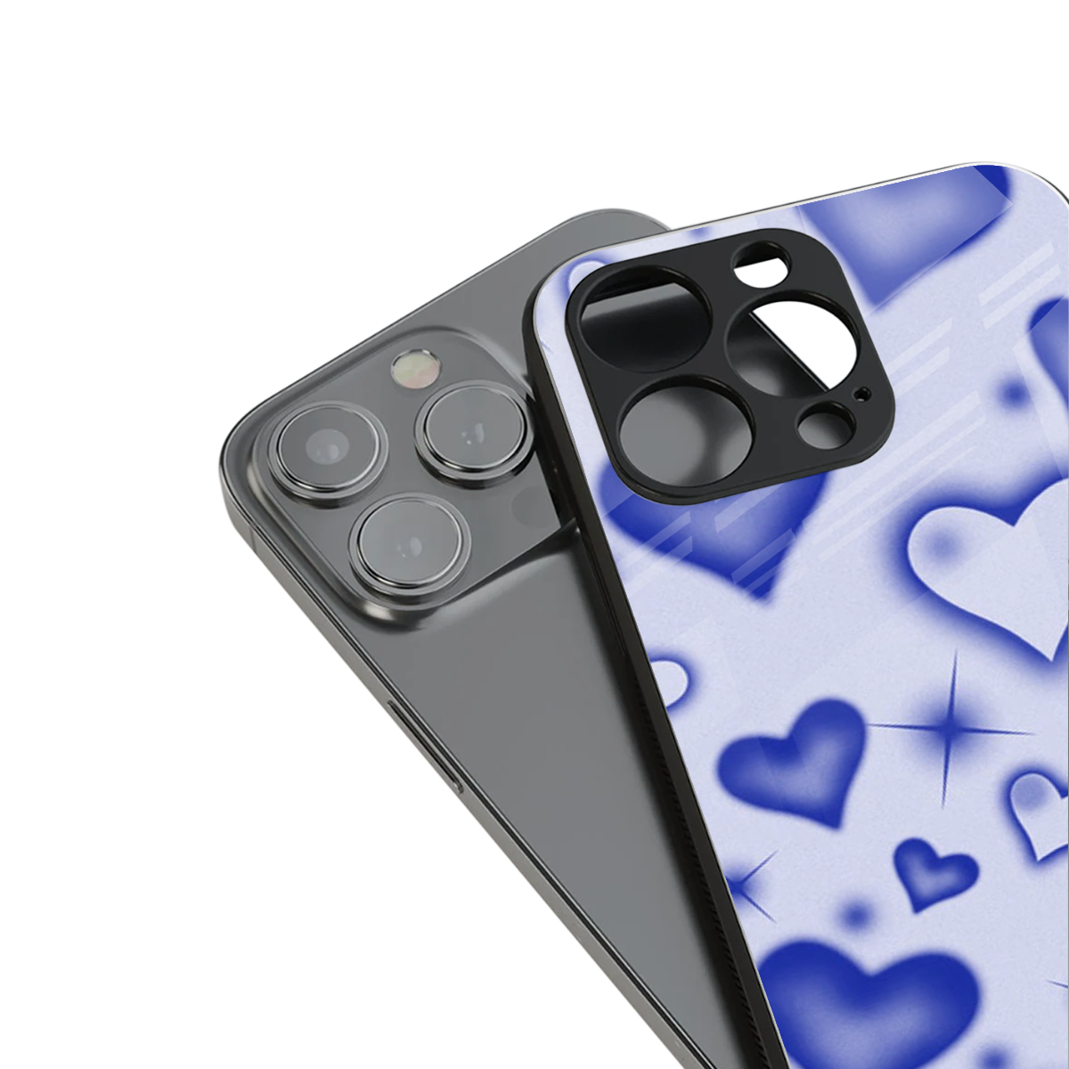 Celestial Hearts Phone Case for Iphone 16 | Glass Case