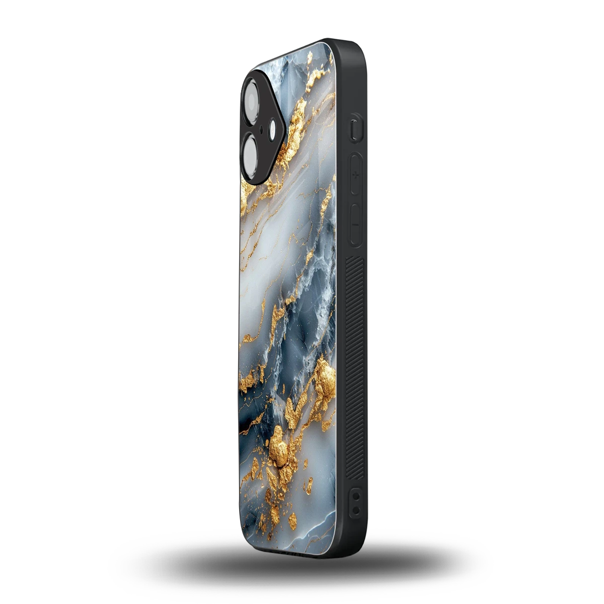 Celestial Marble iphone 16 plus mobile cover | shockproof glass phone case