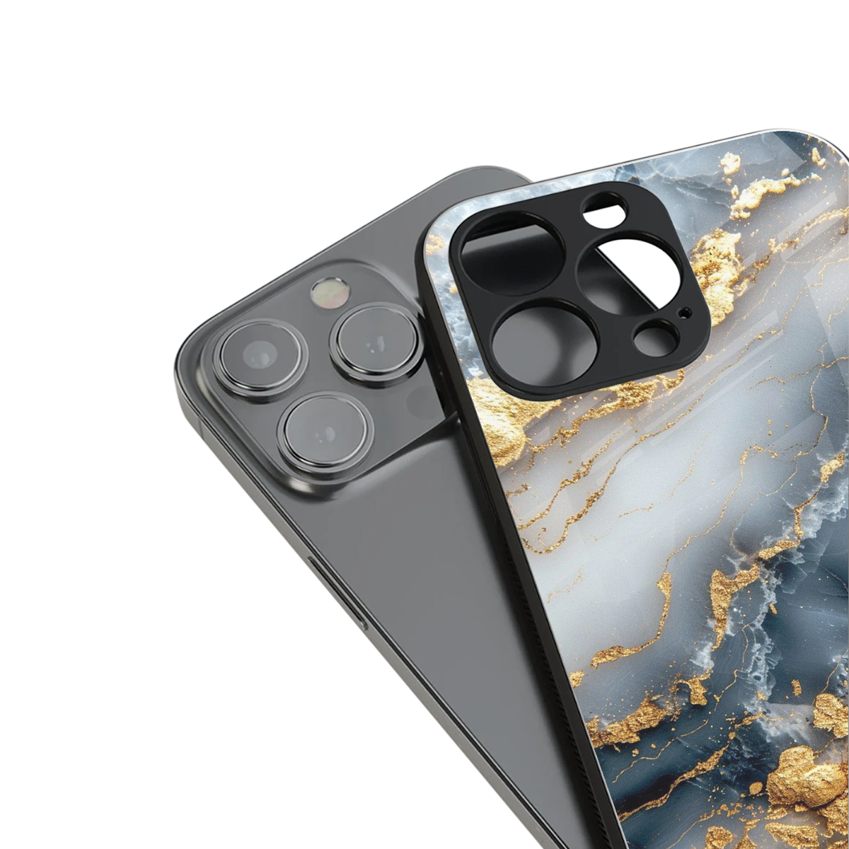 Celestial Marble Phone Case for Iphone 16 | Glass Case