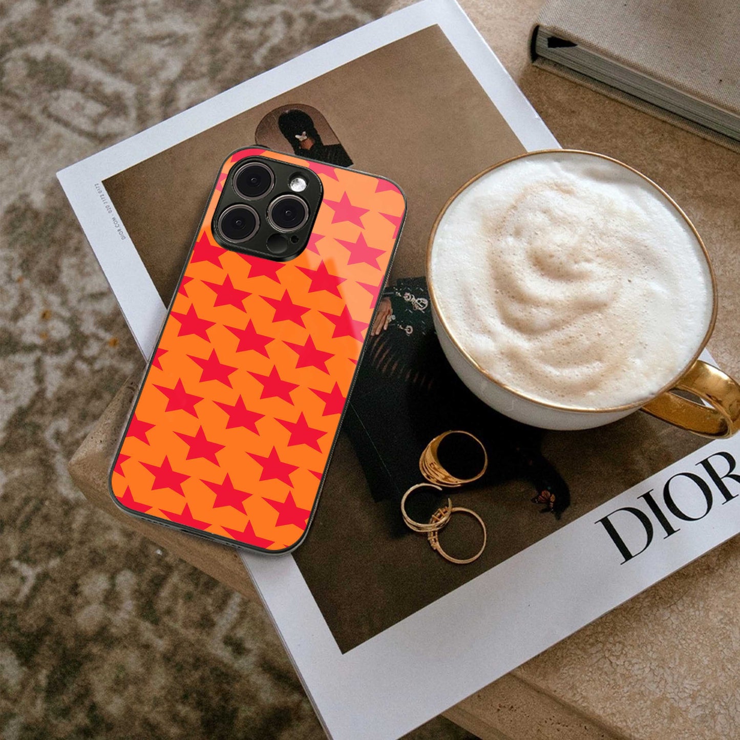 Celestial Citrus Phone Case for Iphone 16 | Glass Case