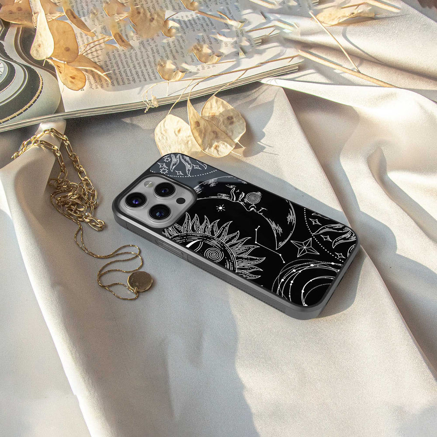 Celestial Duo Phone Case for Samsung Galaxy S23 Plus | Glass Case