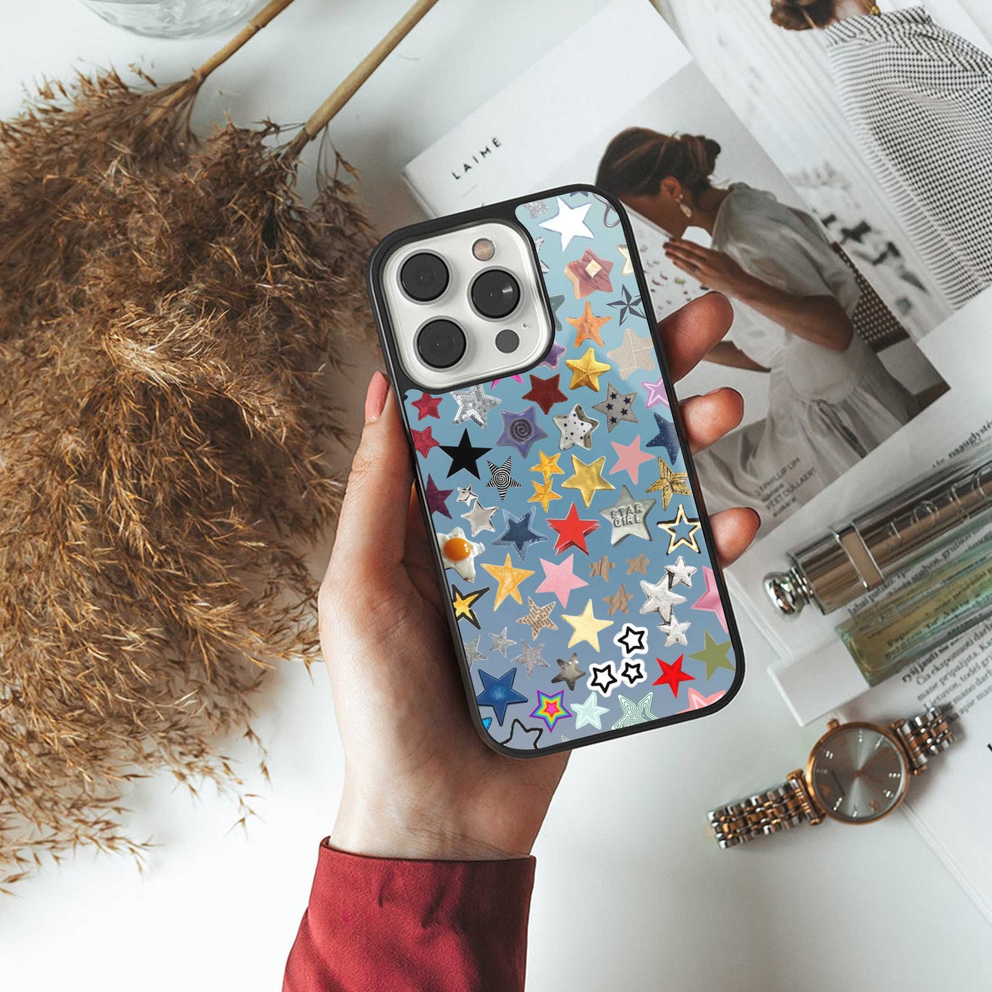 Celestial Glow Phone Case for Iphone 16 | Glass Case