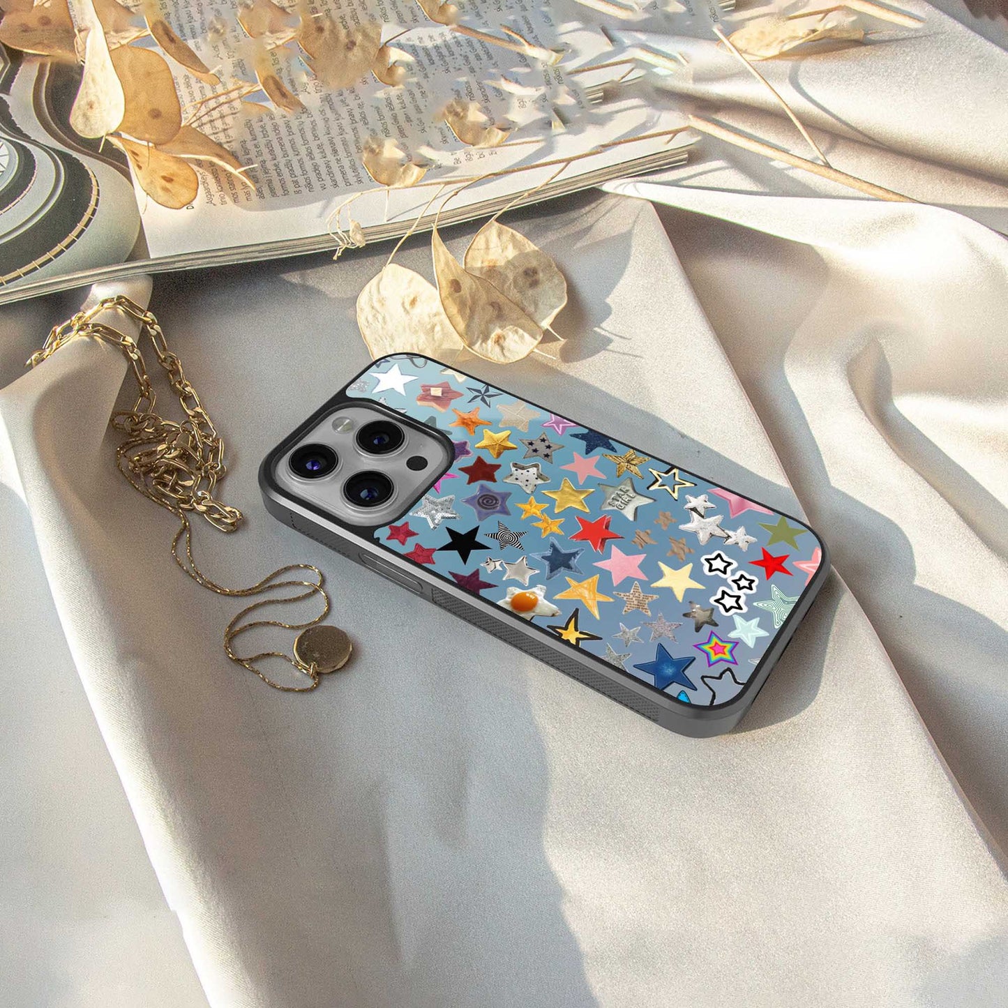 Celestial Glow Phone Case for Iphone 16 | Glass Case