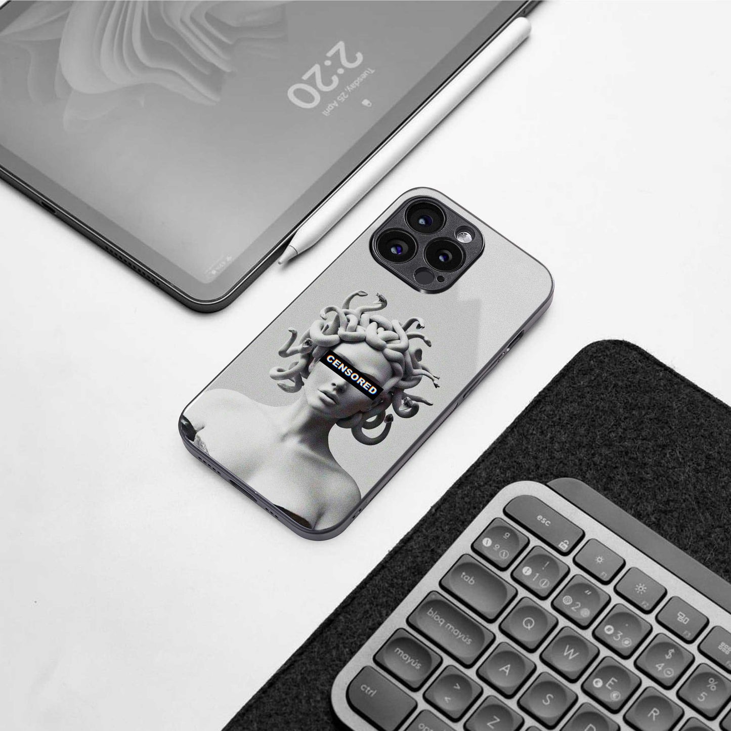 Censored Phone Case for Iphone 16 | Glass Case
