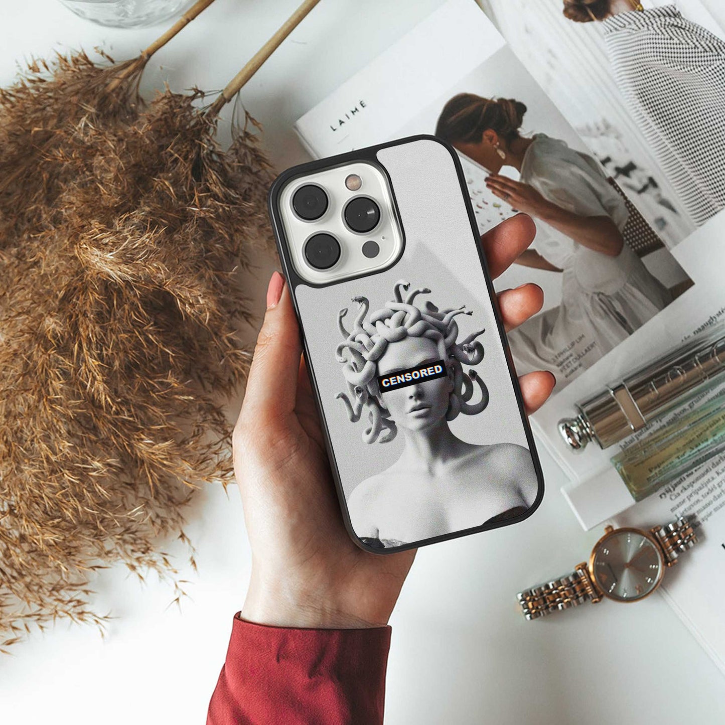 Censored Phone Case for Iphone 16 | Glass Case