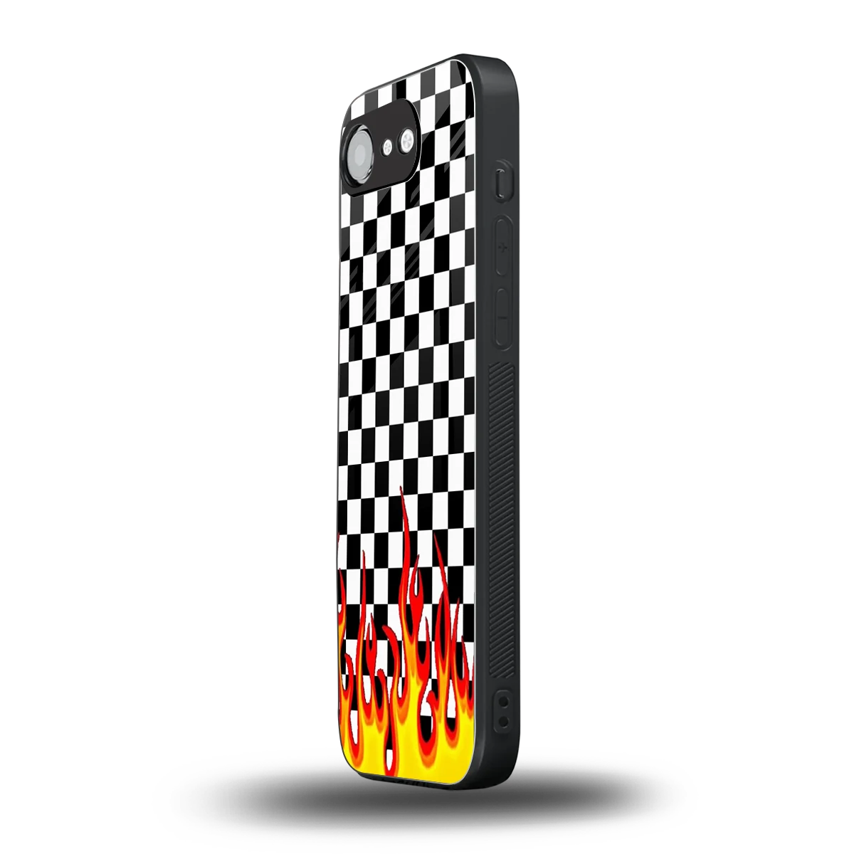 Check Fire iphone 16e mobile cover | shockproof glass phone case