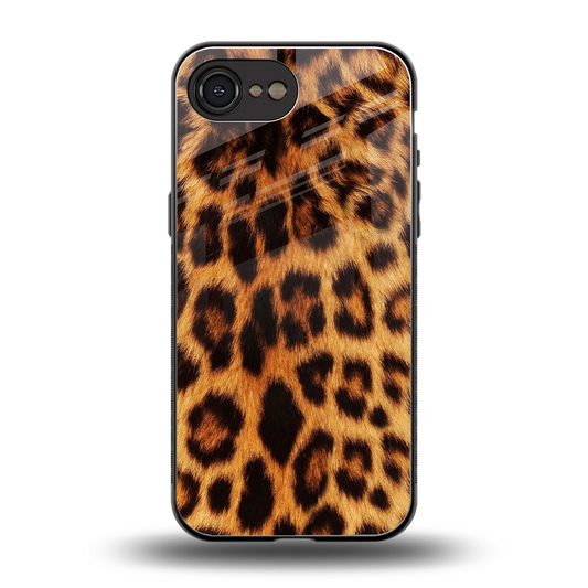 Cheetah Fur back phone cover | glass case for iphone 16e