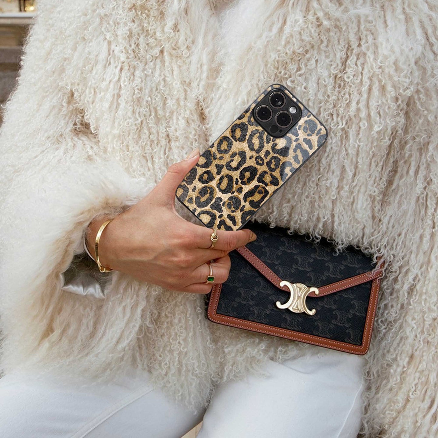 Cheetah Chic Phone Case for Iphone 16 | Glass Case