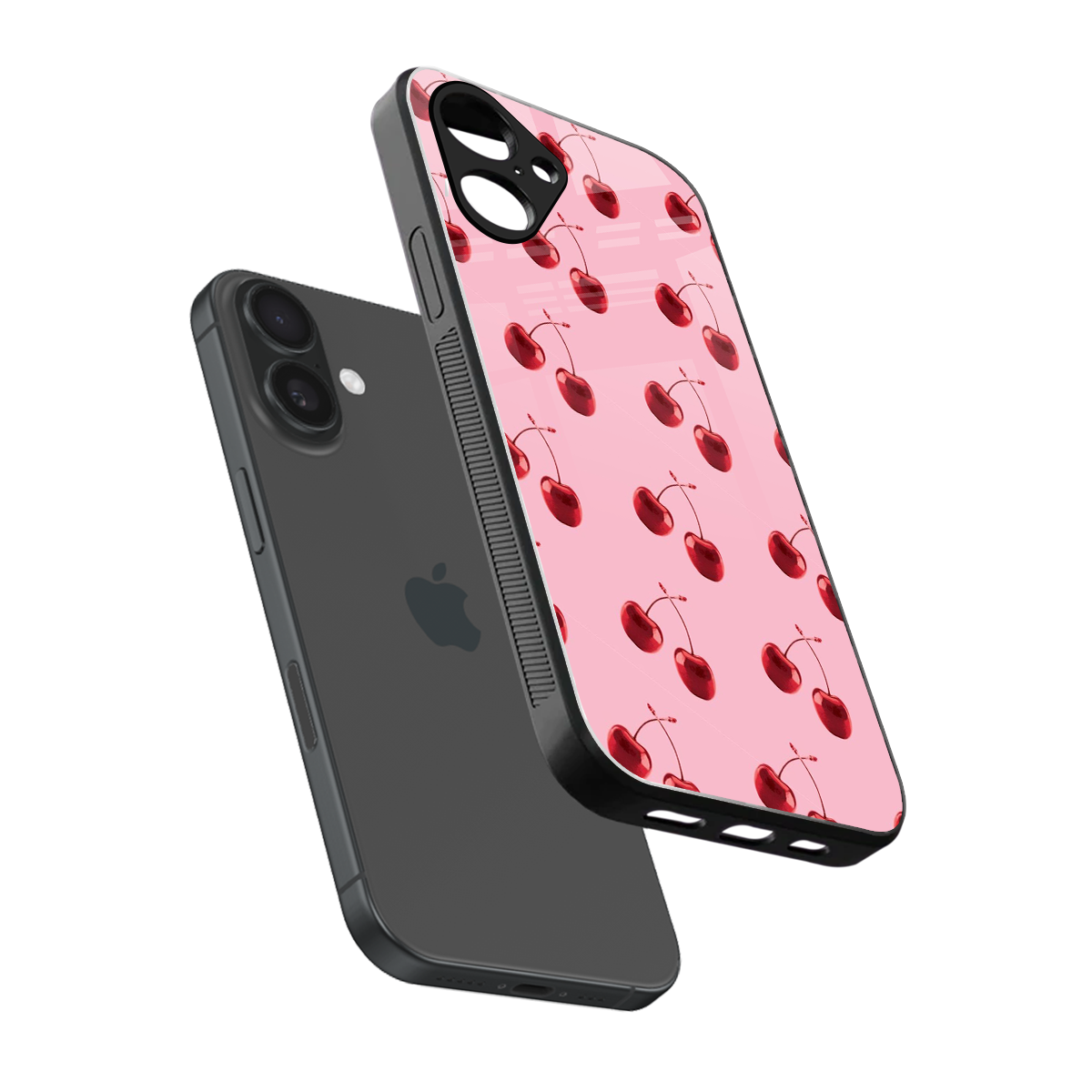 Cherries Phone Case for Iphone 16 | Glass Case
