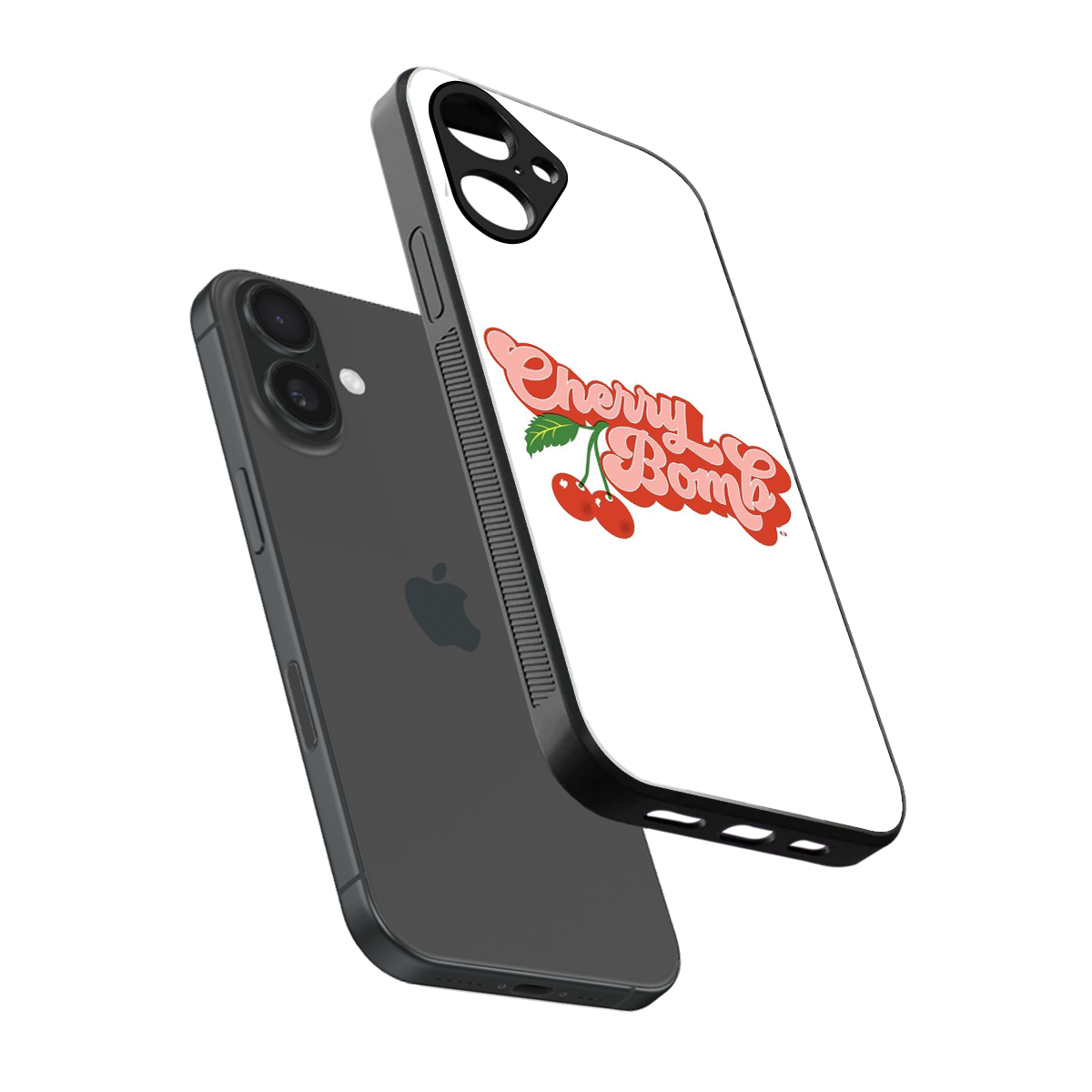 Cherry Bomb Phone Case for Iphone 16 | Glass Case