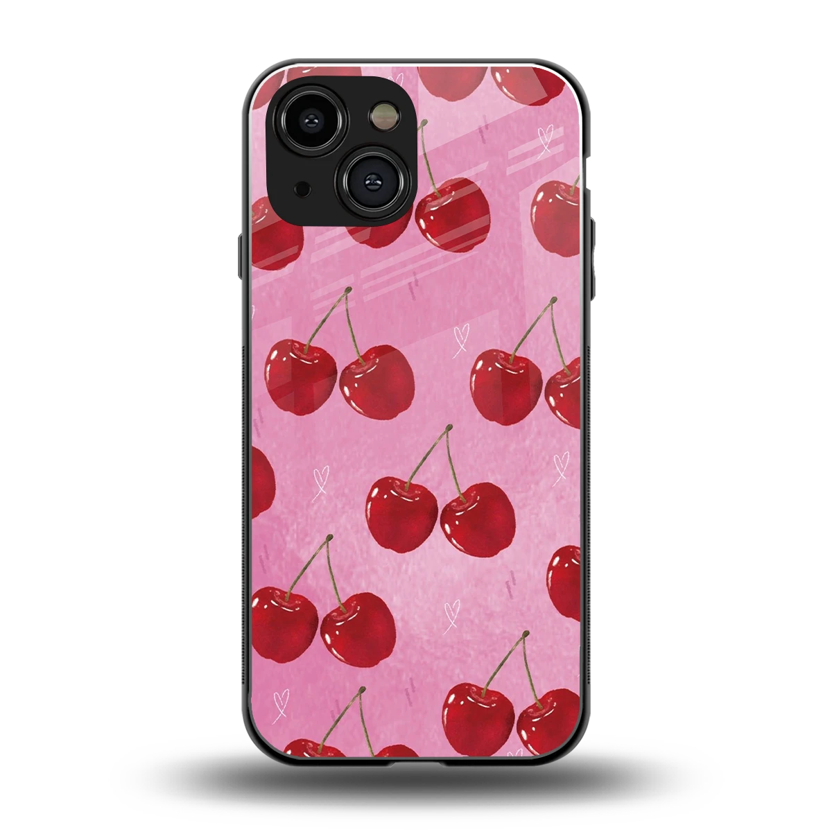 Cherrylicious back phone cover | glass case for iphone 13 mini