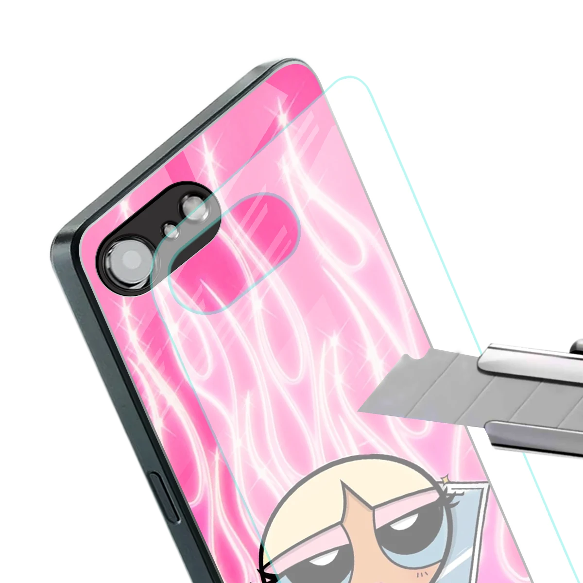 Chic Blaze stylish phone case for iphone 16e | glossy glass and slim fit