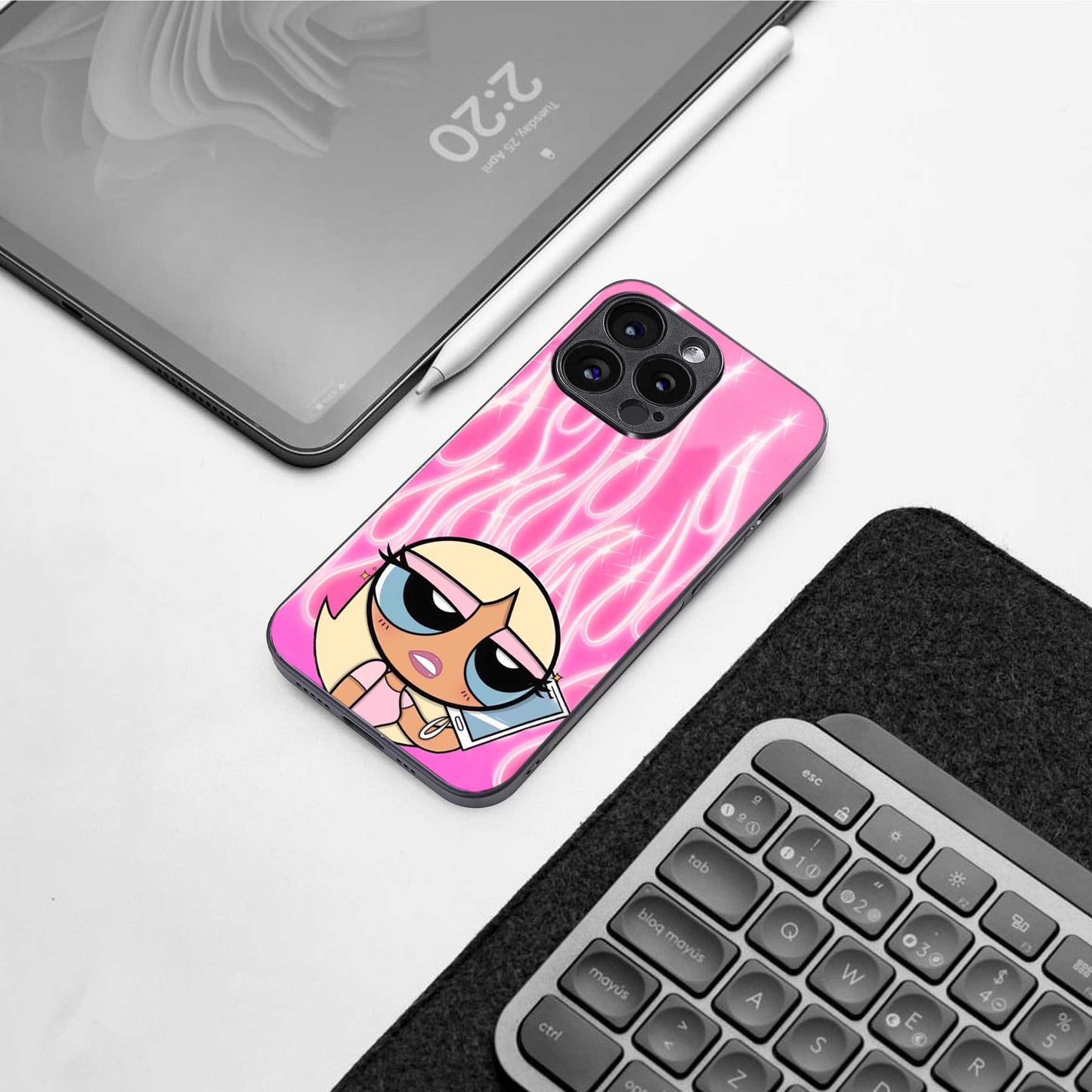 Chic Blaze Phone Case for Iphone 16 | Glass Case