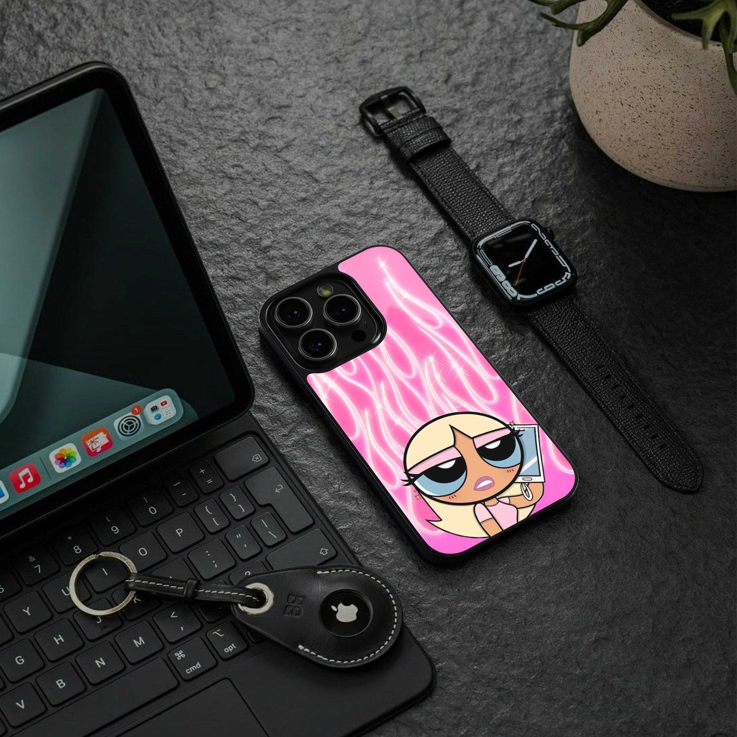 Chic Blaze Phone Case for Iphone 16 | Glass Case