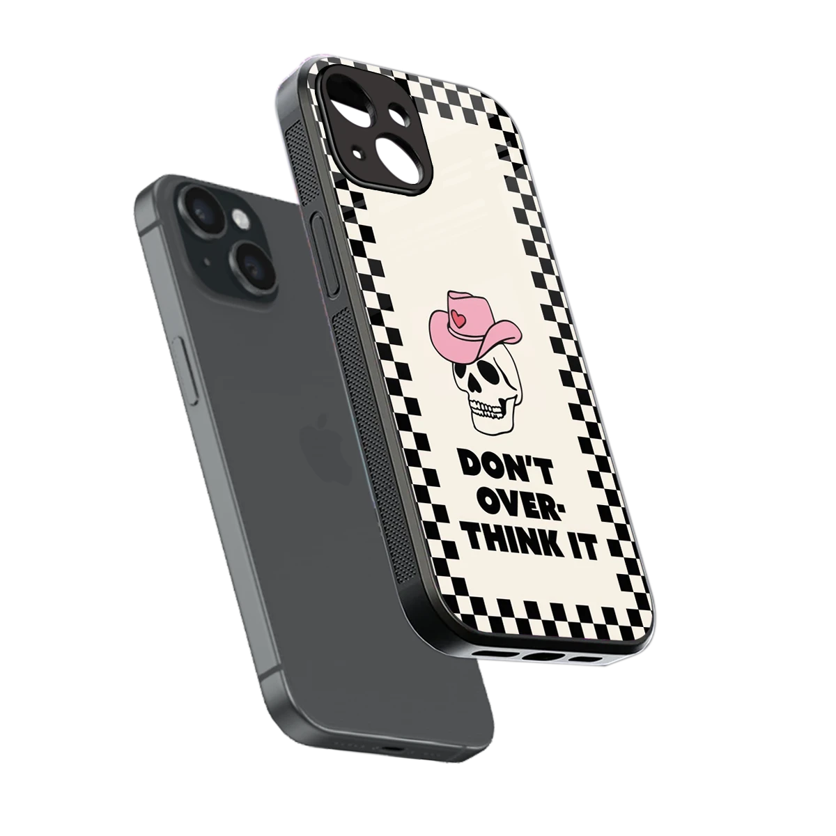Chill Mode sleek iphone 13 cover with tempered glass back and TPU edges