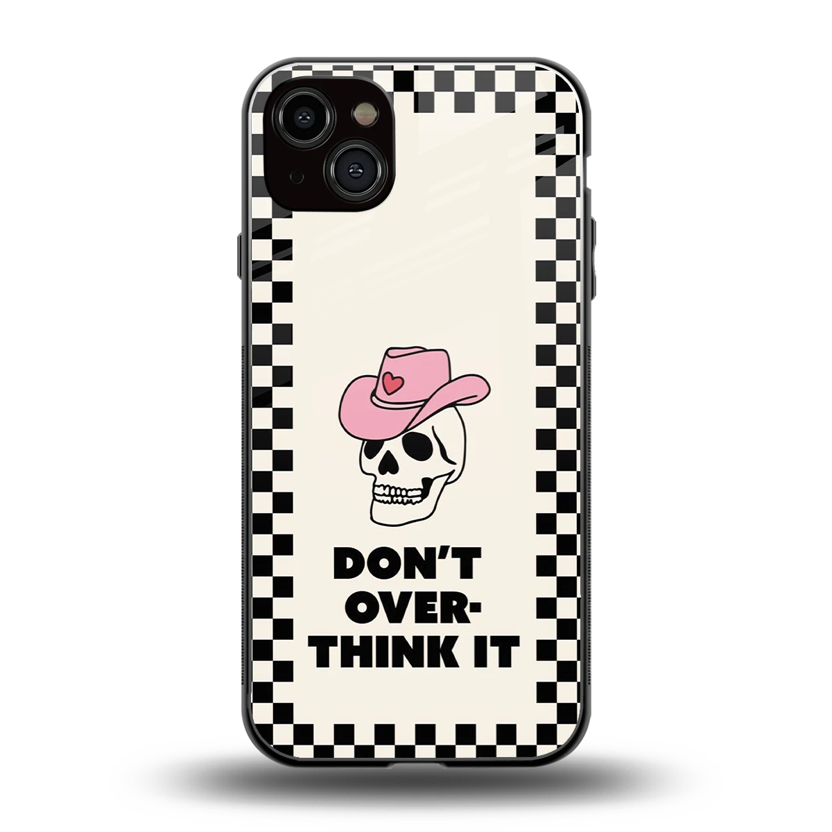Chill Mode back phone cover | glass case for iphone 14 plus