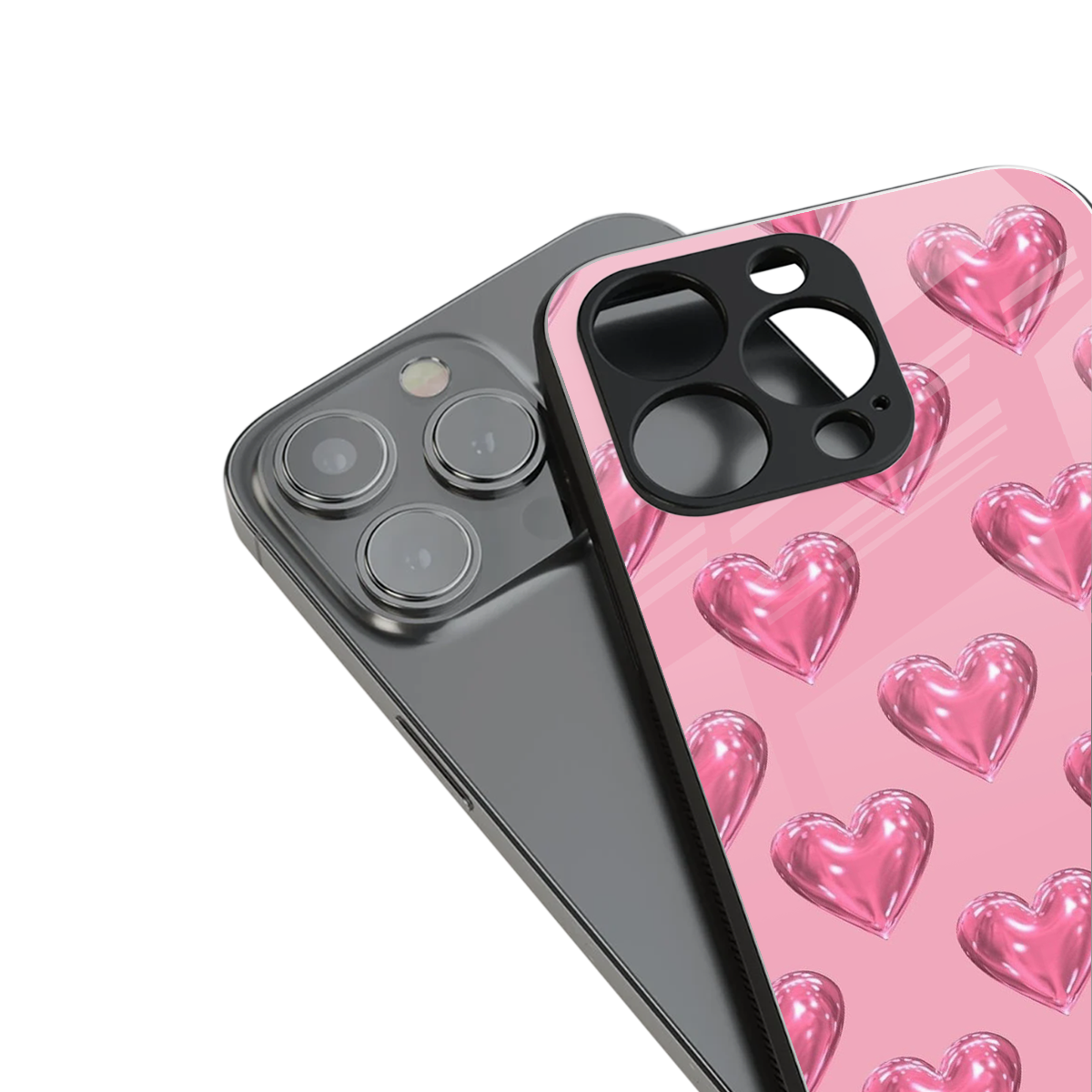 Chrome Blush Phone Case for Iphone 16 | Glass Case