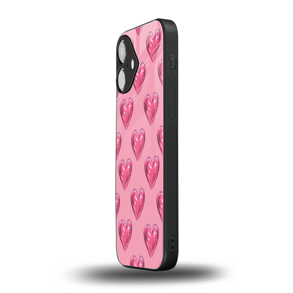 Chrome Blush Phone Case for Iphone 16 | Glass Case