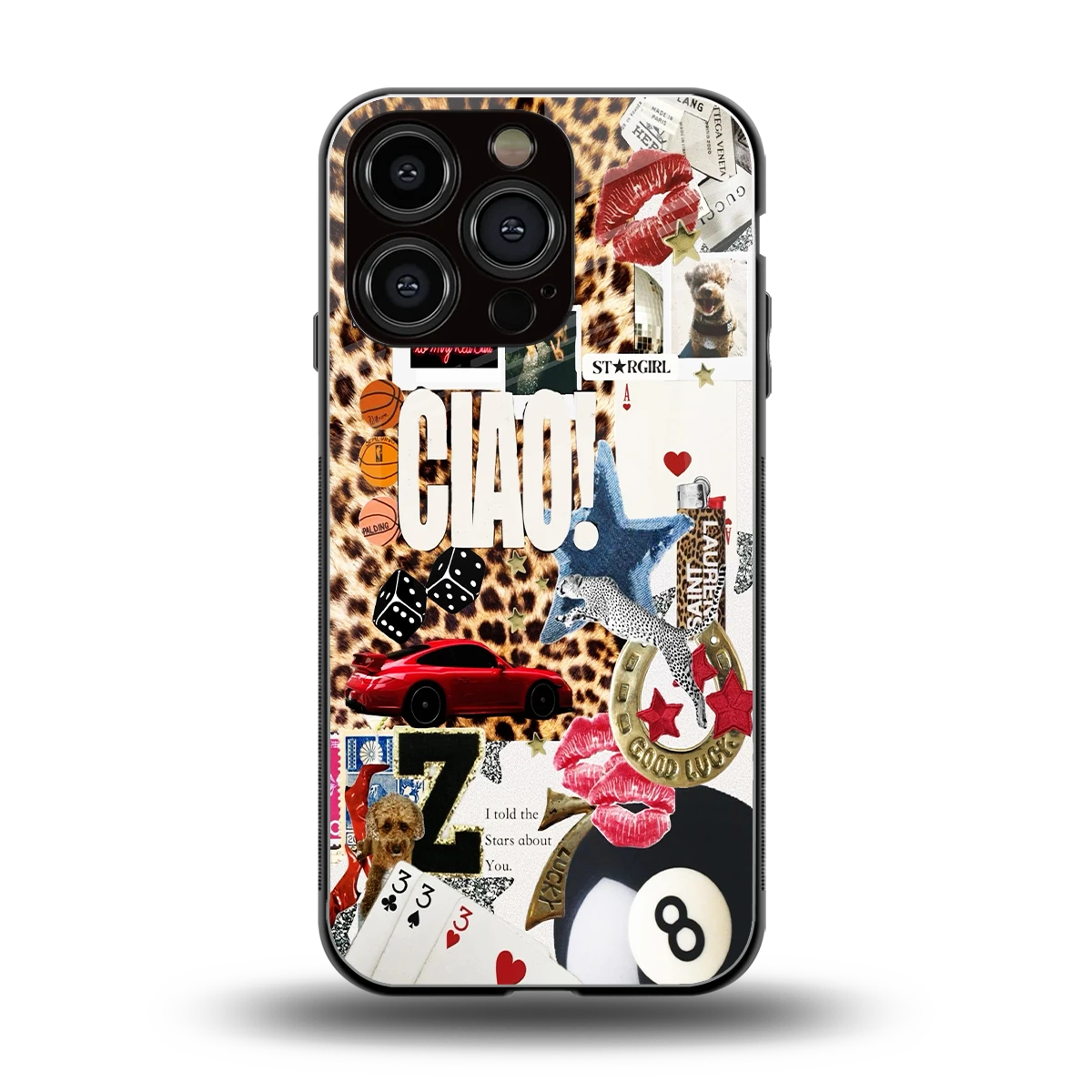 Ciao Luxe back phone cover | glass case for iphone 16 pro