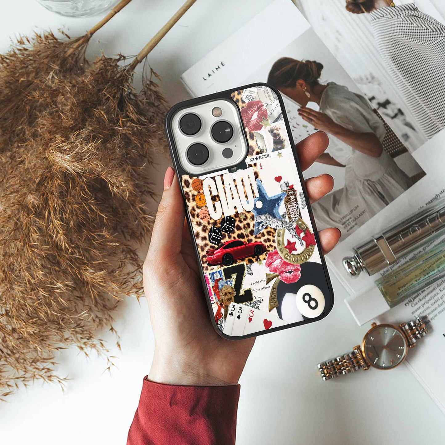 Ciao Luxe Phone Case for Iphone 16 | Glass Case