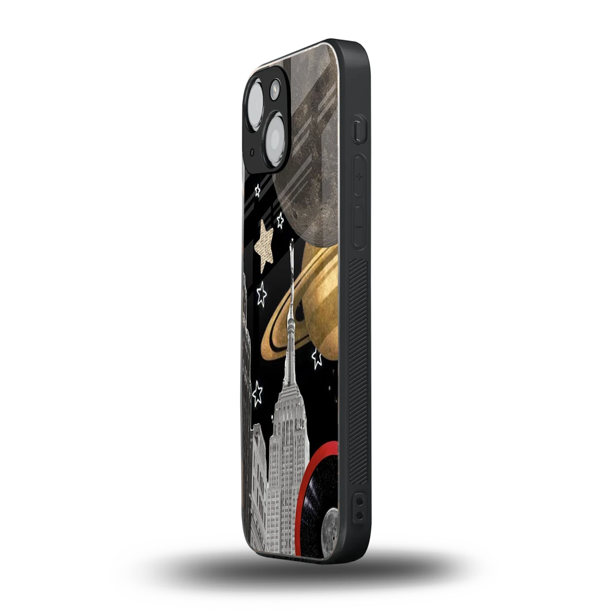 City Cosmos iphone 13 mini mobile cover | shockproof glass phone case