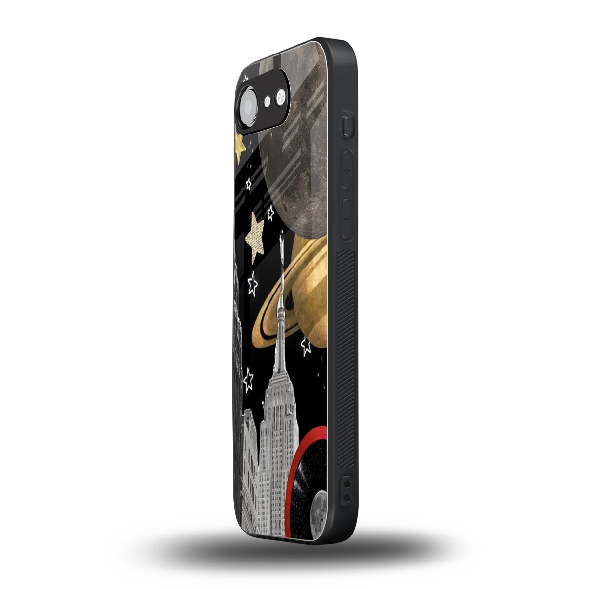 City Cosmos iphone 16e mobile cover | shockproof glass phone case