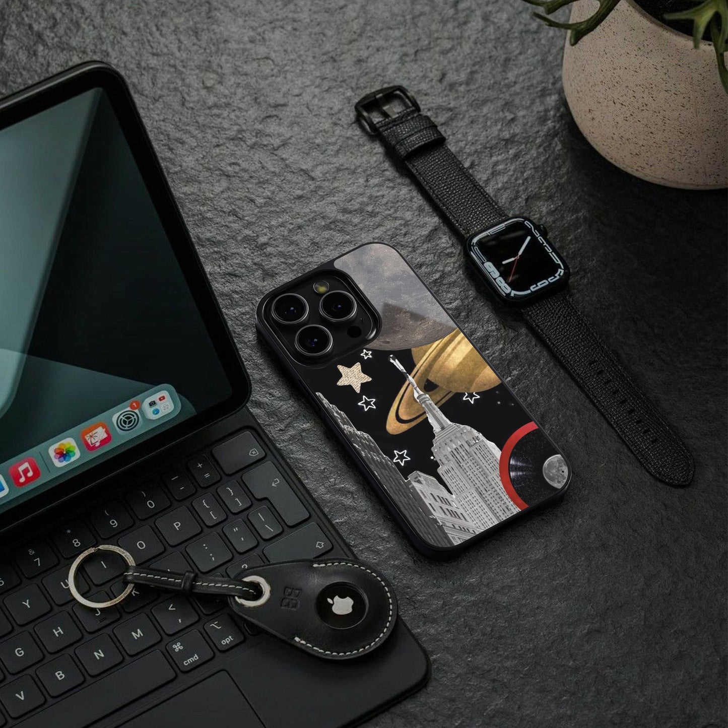 City Cosmos Phone Case for Iphone 16 | Glass Case
