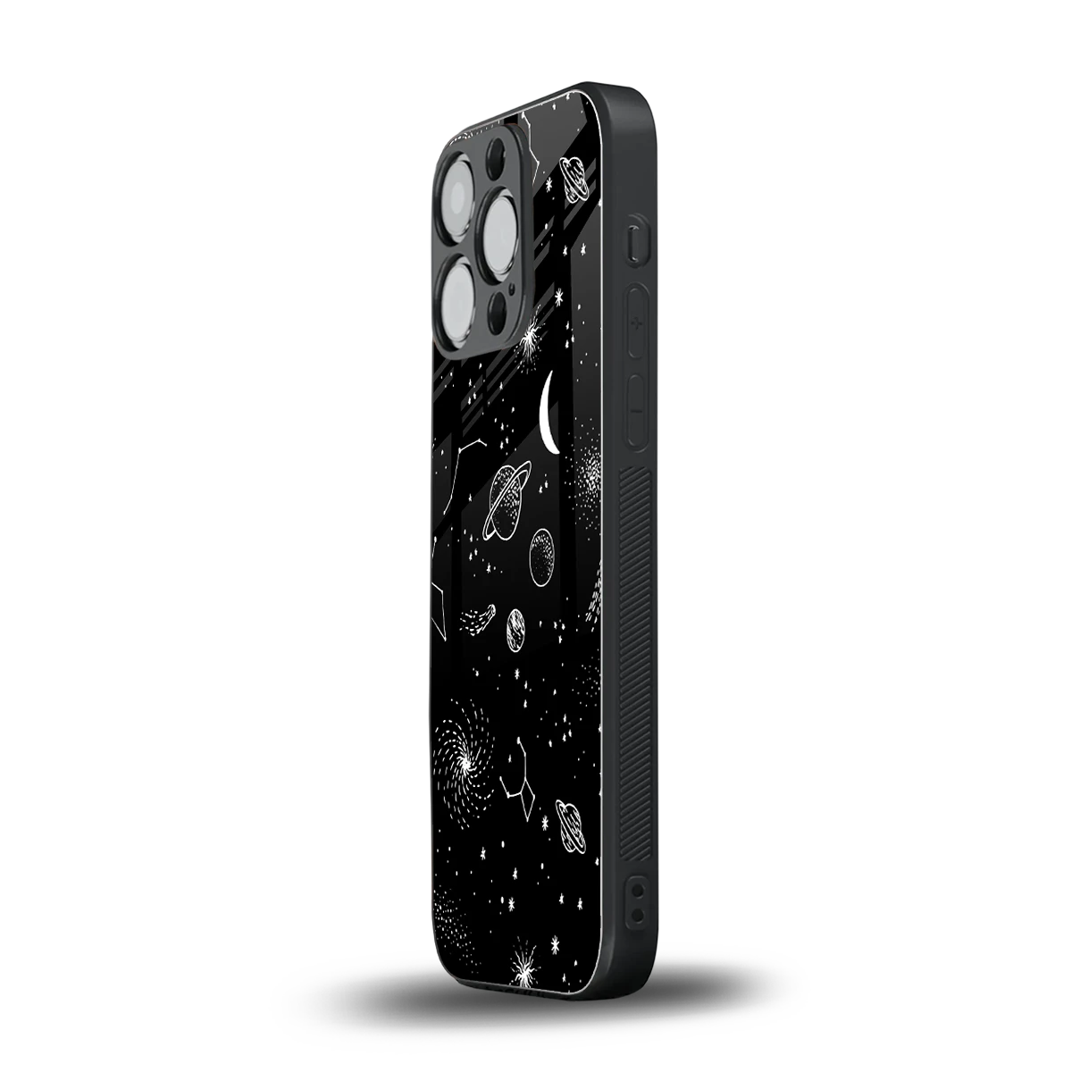 Cosmic Dreams iphone 16 pro mobile cover | shockproof glass phone case