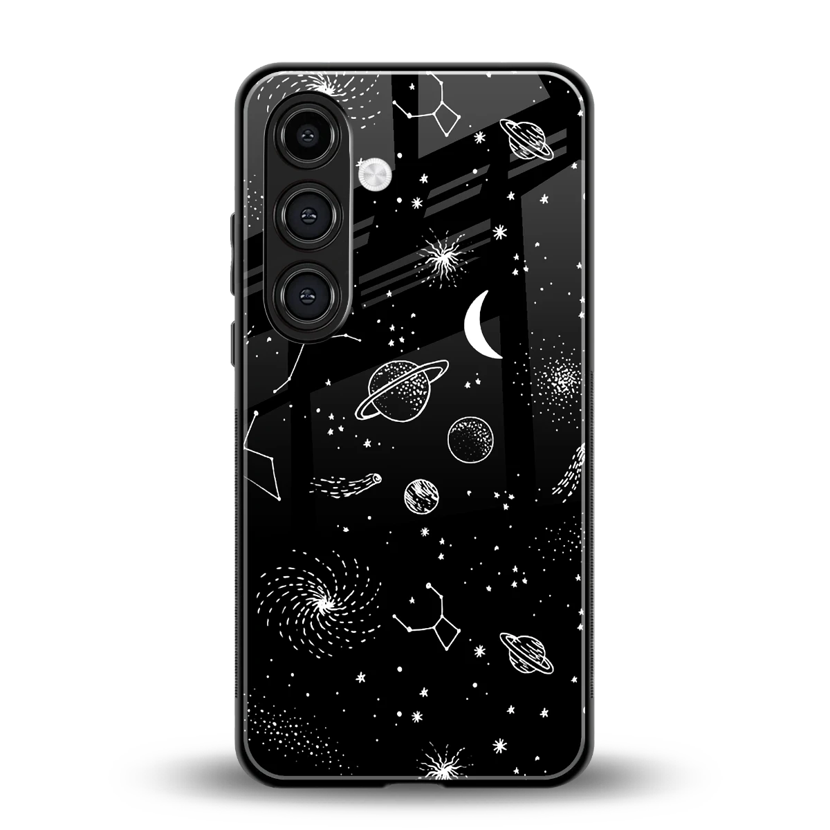 Cosmic Dreams back phone cover | glass case for samsung galaxy s24