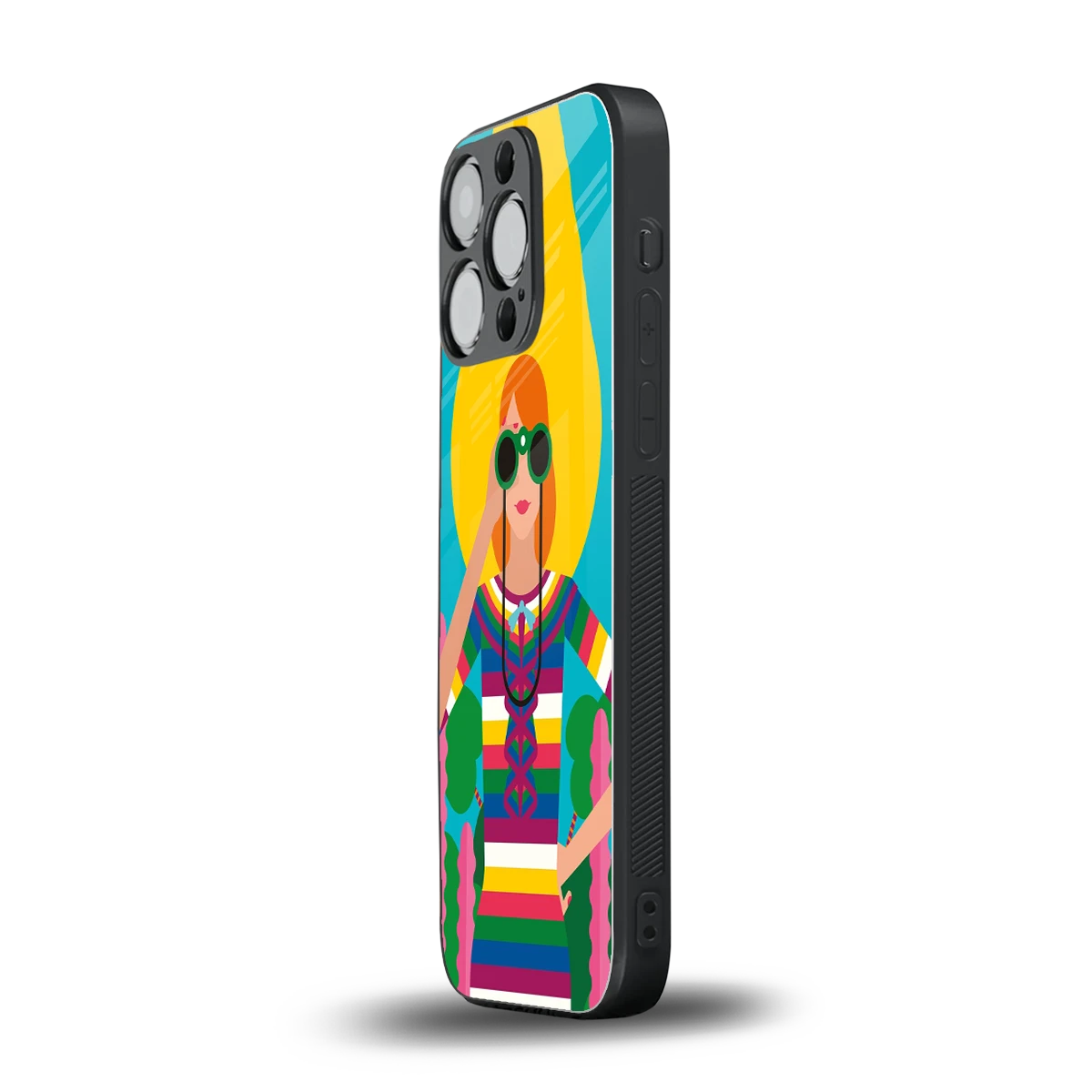 Cosmic Explorer iphone 15 pro mobile cover | shockproof glass phone case