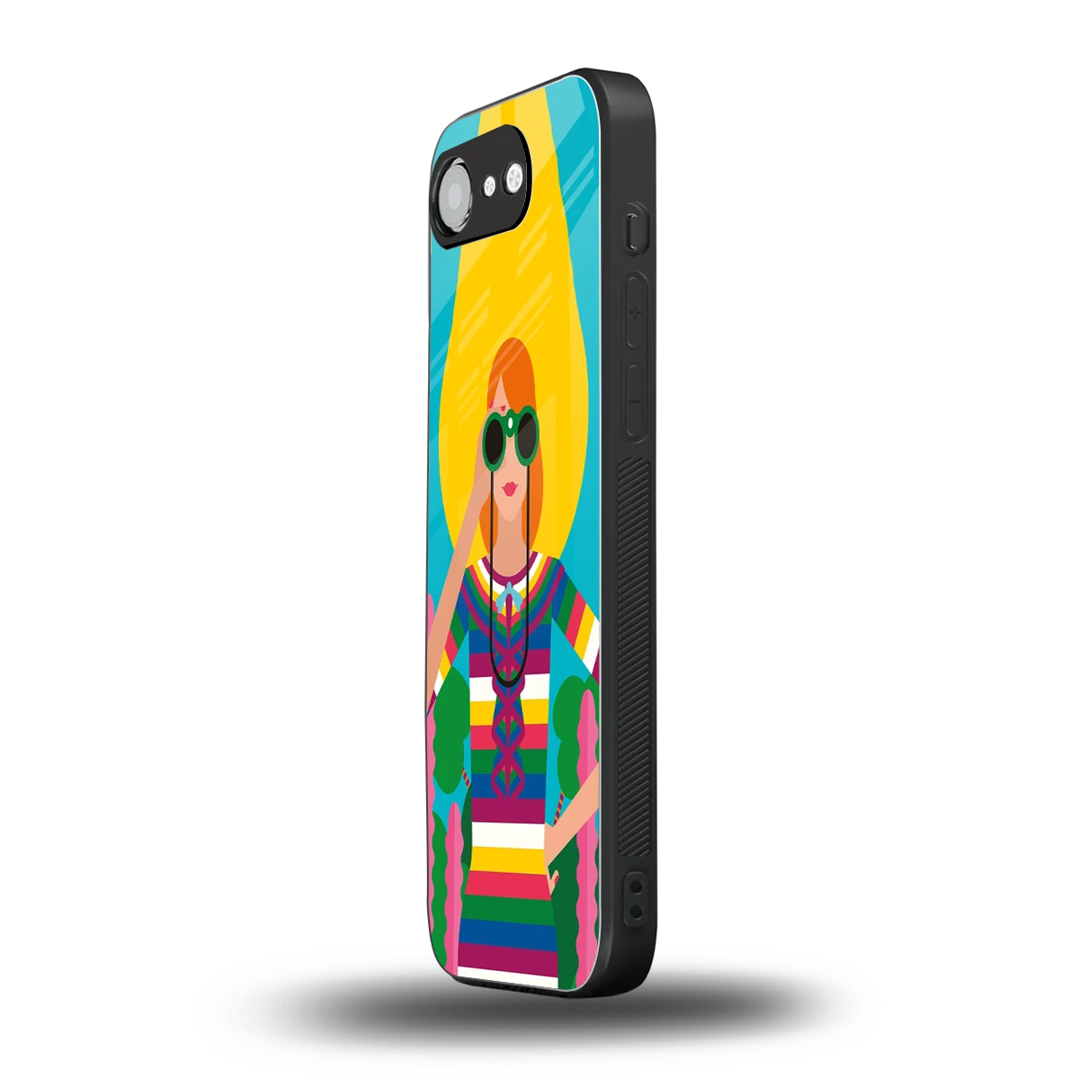 Cosmic Explorer iphone 16e mobile cover | shockproof glass phone case