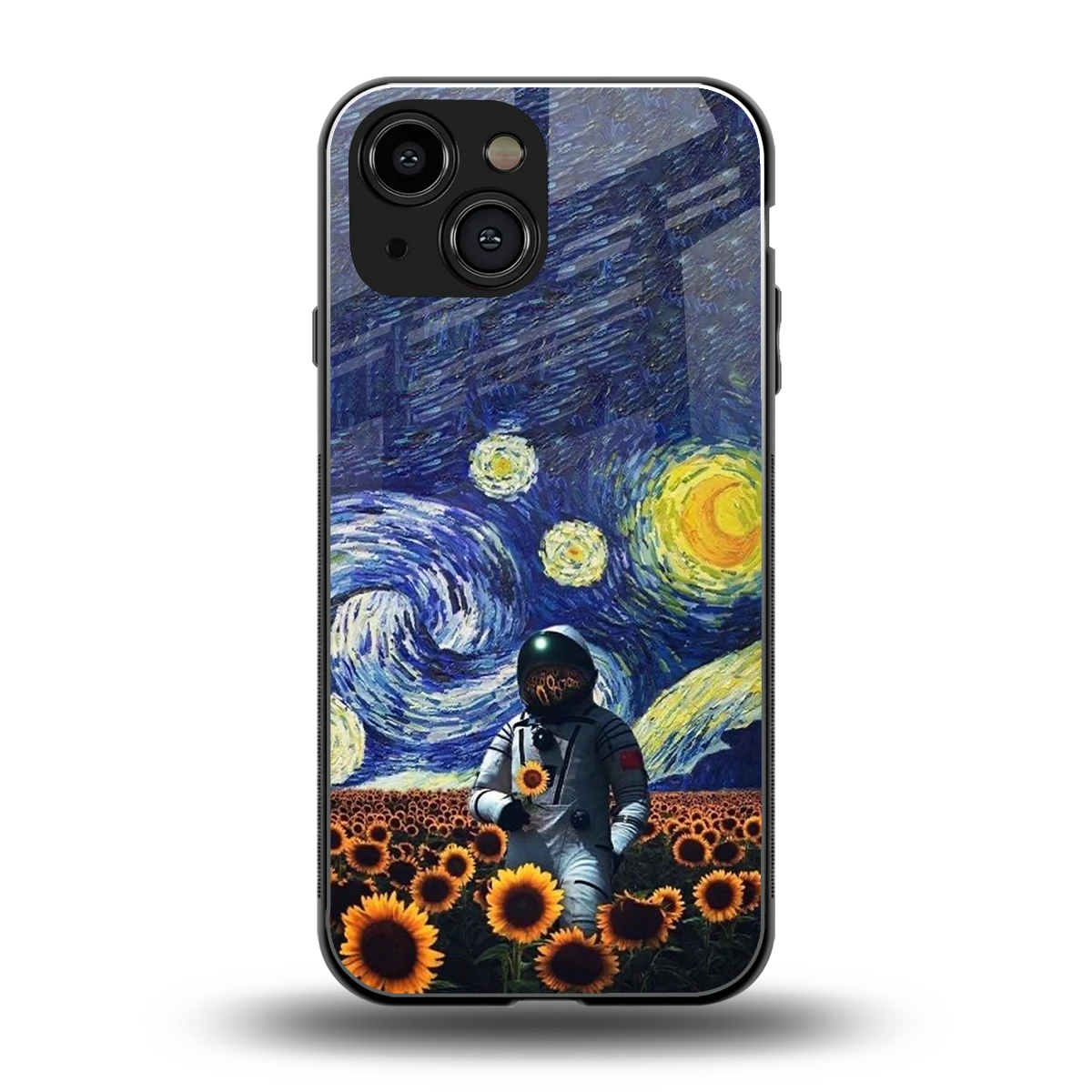 Cosmic Night back phone cover | glass case for iphone 13 mini