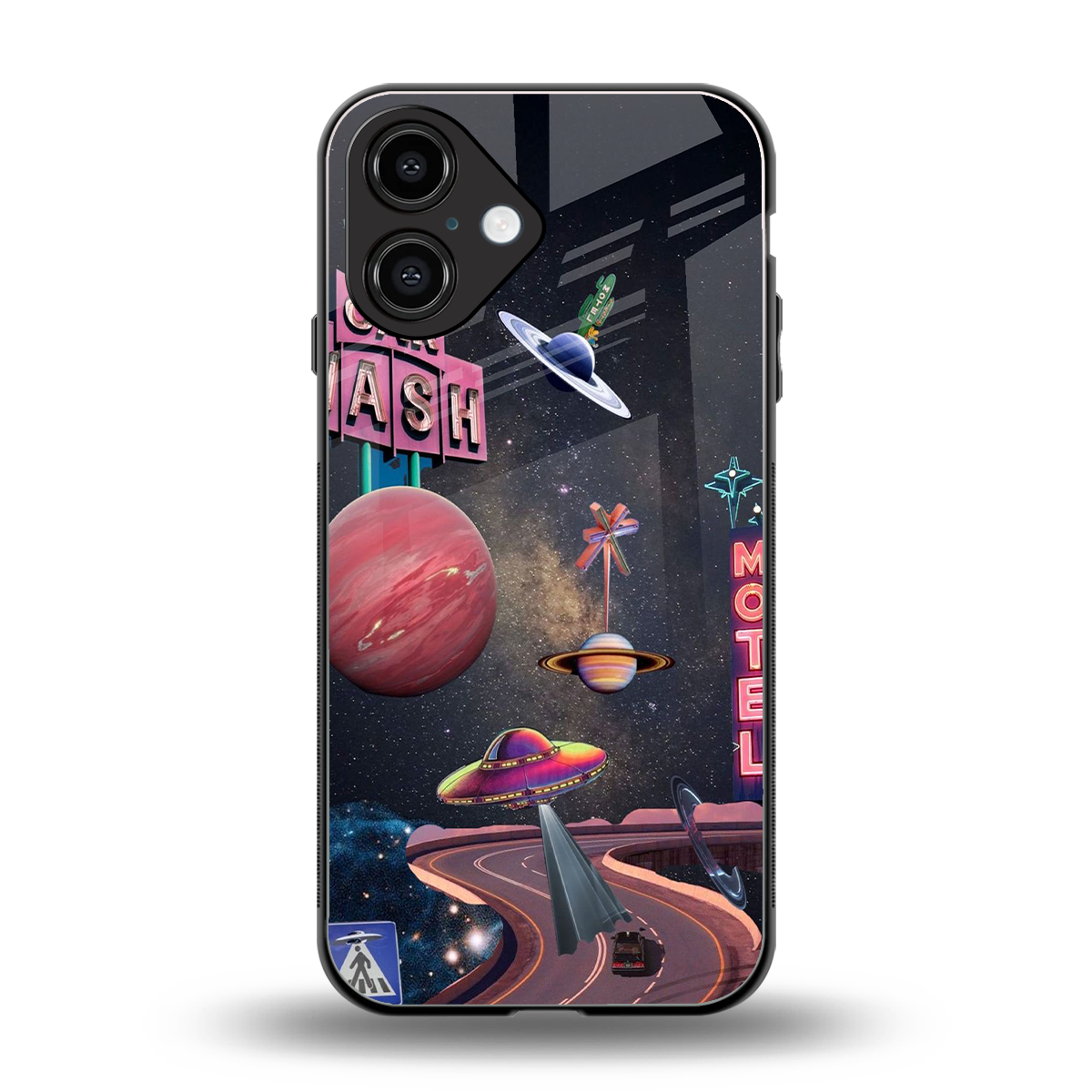 Cosmic Path Phone Case for Iphone 16 | Glass Case