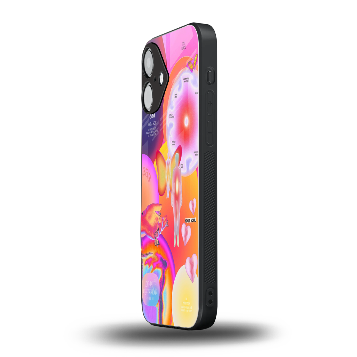 Cosmic Trinity Phone Case for Iphone 16 | Glass Case