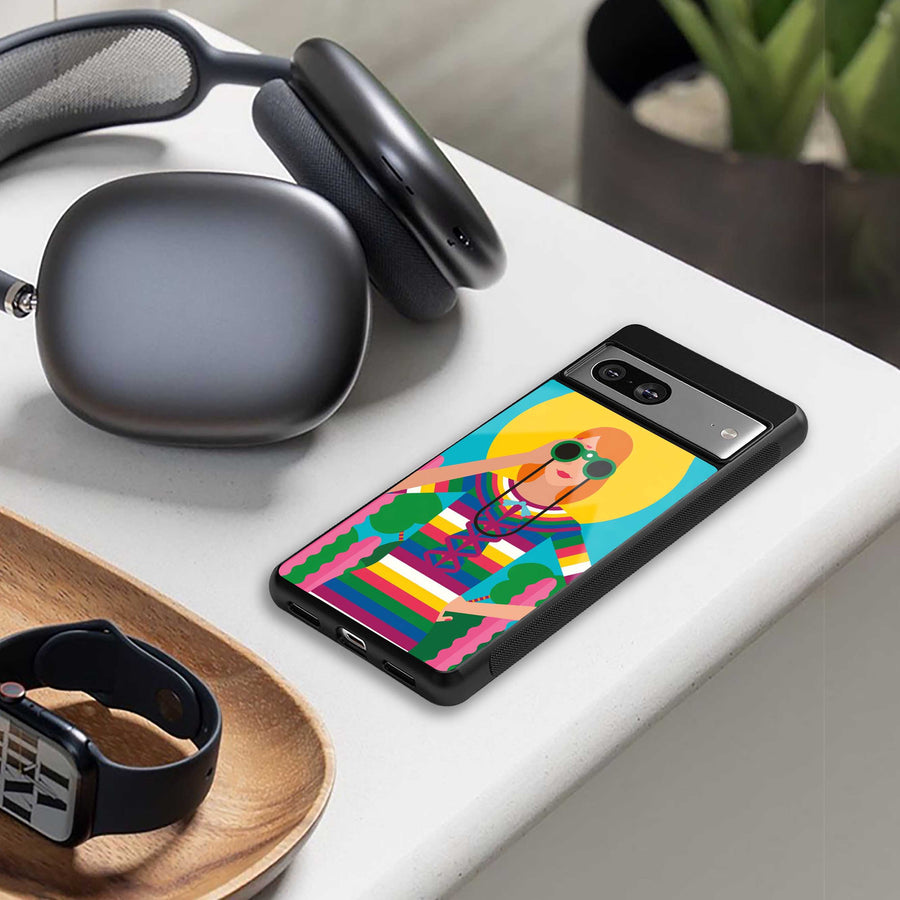 Cosmic Explorer Phone Case for Samsung Galaxy S23 Plus | Glass Case