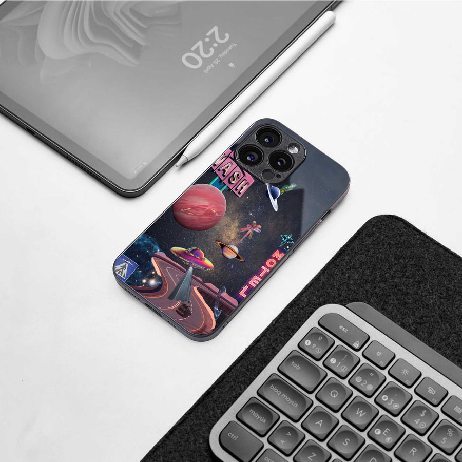 Cosmic Path Phone Case for Iphone 14 Pro | Glass Case