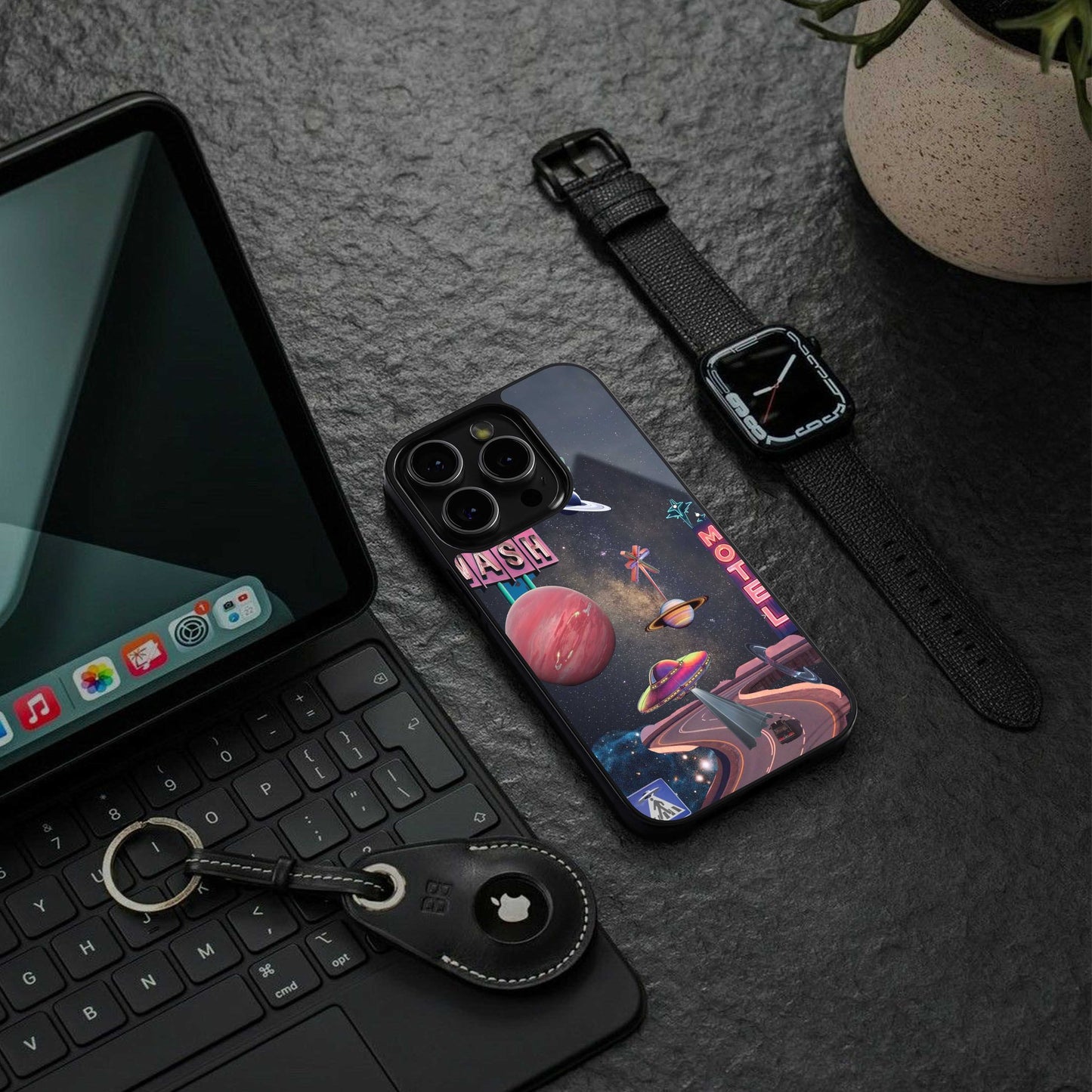 Cosmic Path Phone Case for Iphone 16 | Glass Case