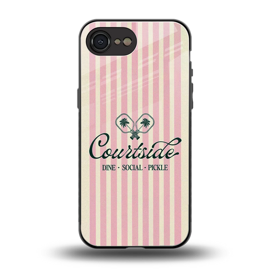Courtside back phone cover | glass case for iphone 16e