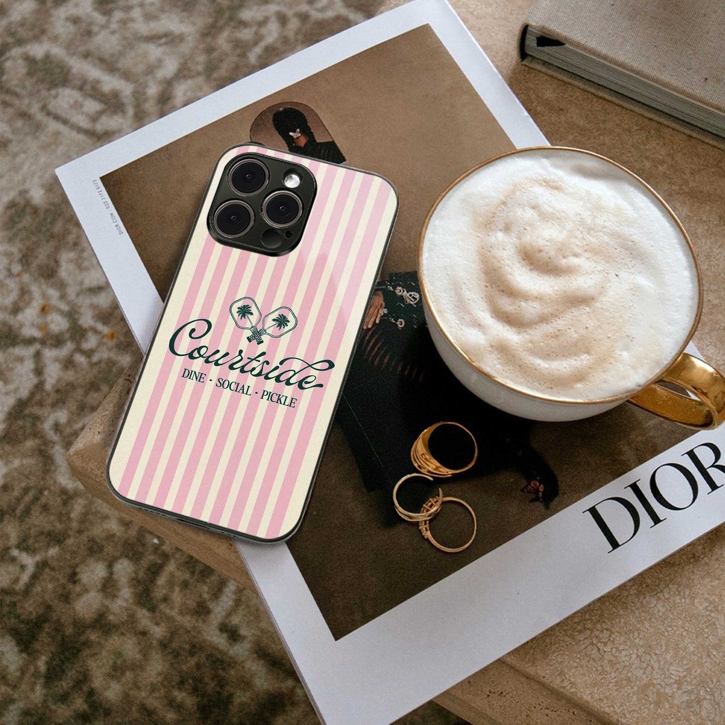 Courtside Phone Case for Iphone 16 | Glass Case