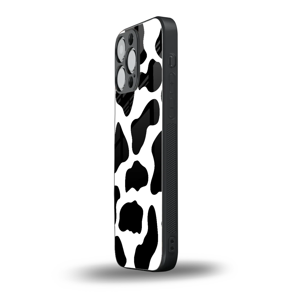 Cow Fur iphone 15 pro max mobile cover | shockproof glass phone case