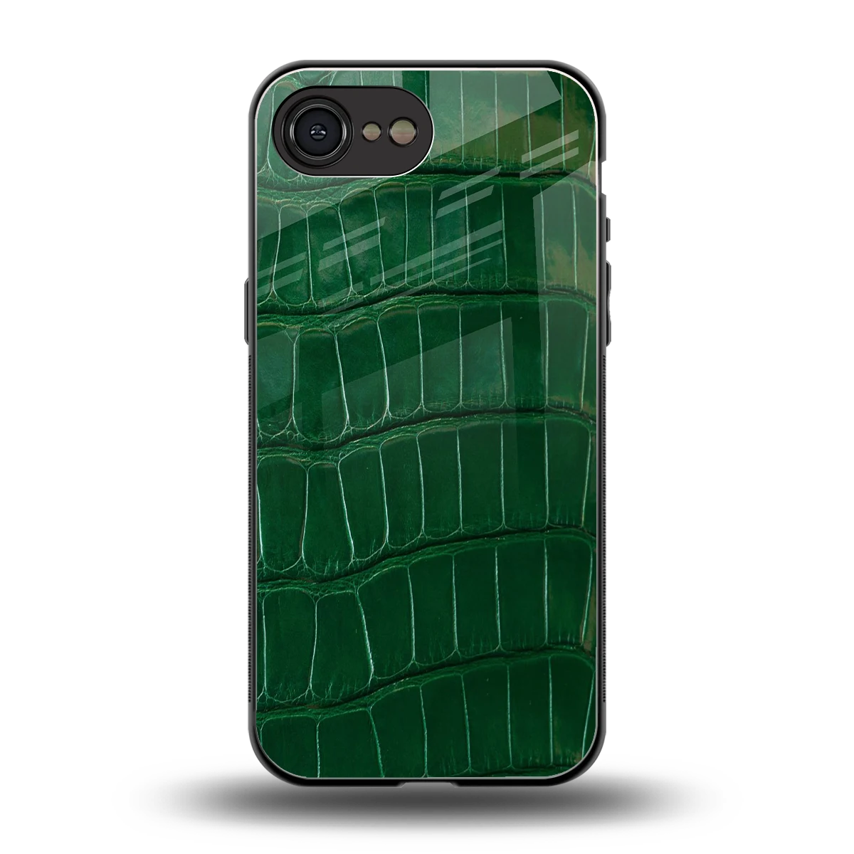 Croco Green back phone cover | glass case for iphone 16e