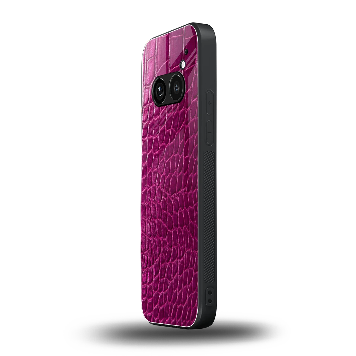 Croco Pink nothing phone 2a mobile cover | shockproof glass phone case