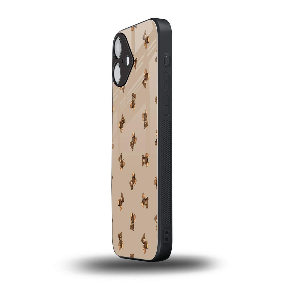 Cuddle Mode iphone 16 plus mobile cover | shockproof glass phone case