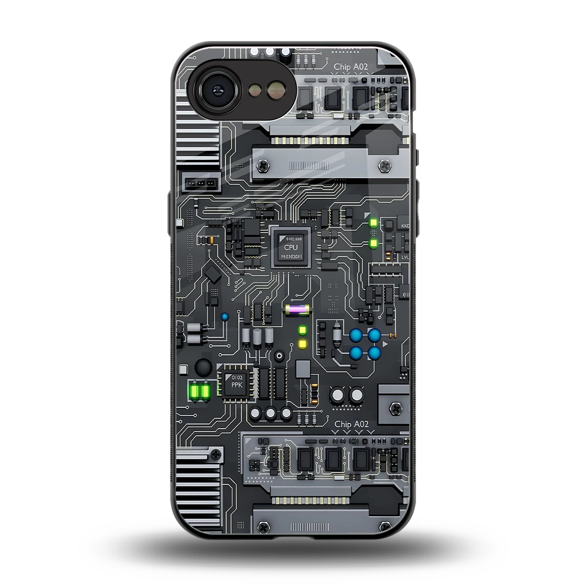 Cybercore back phone cover | glass case for iphone 16e