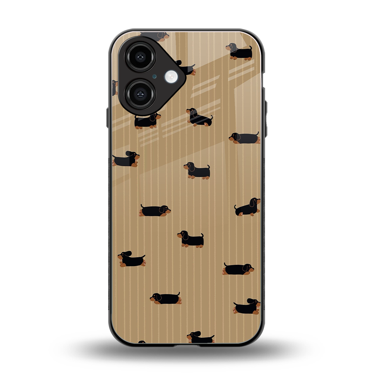 Dachshund Phone Case for Iphone 16 | Glass Case